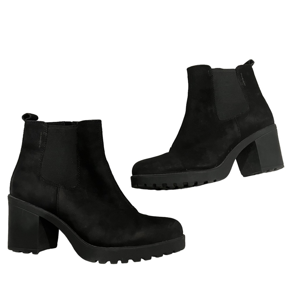 Vagabond Grace Platform Nubuck Leather Ankle Boot, Sz 9.5 - Picture 2 of 15
